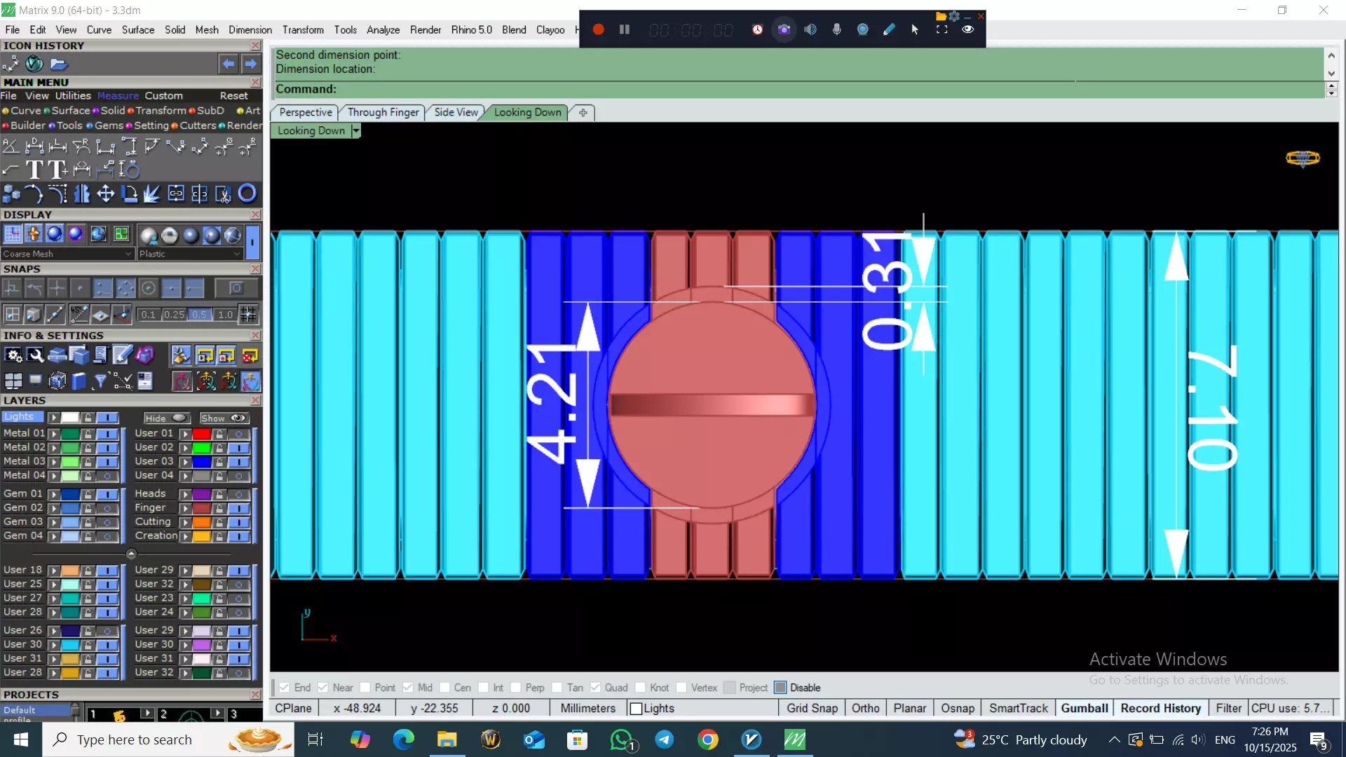 Perfect Version Of flexible bracelet  3D print model_11