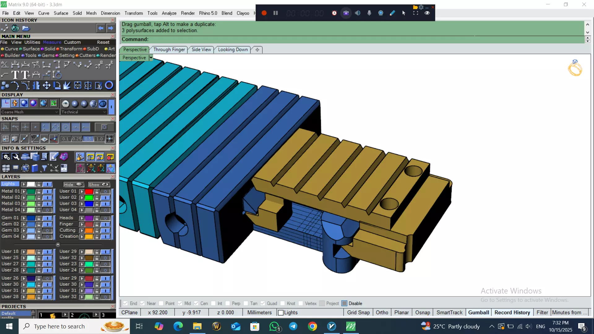 Perfect Version Of flexible bracelet  3D print model_29