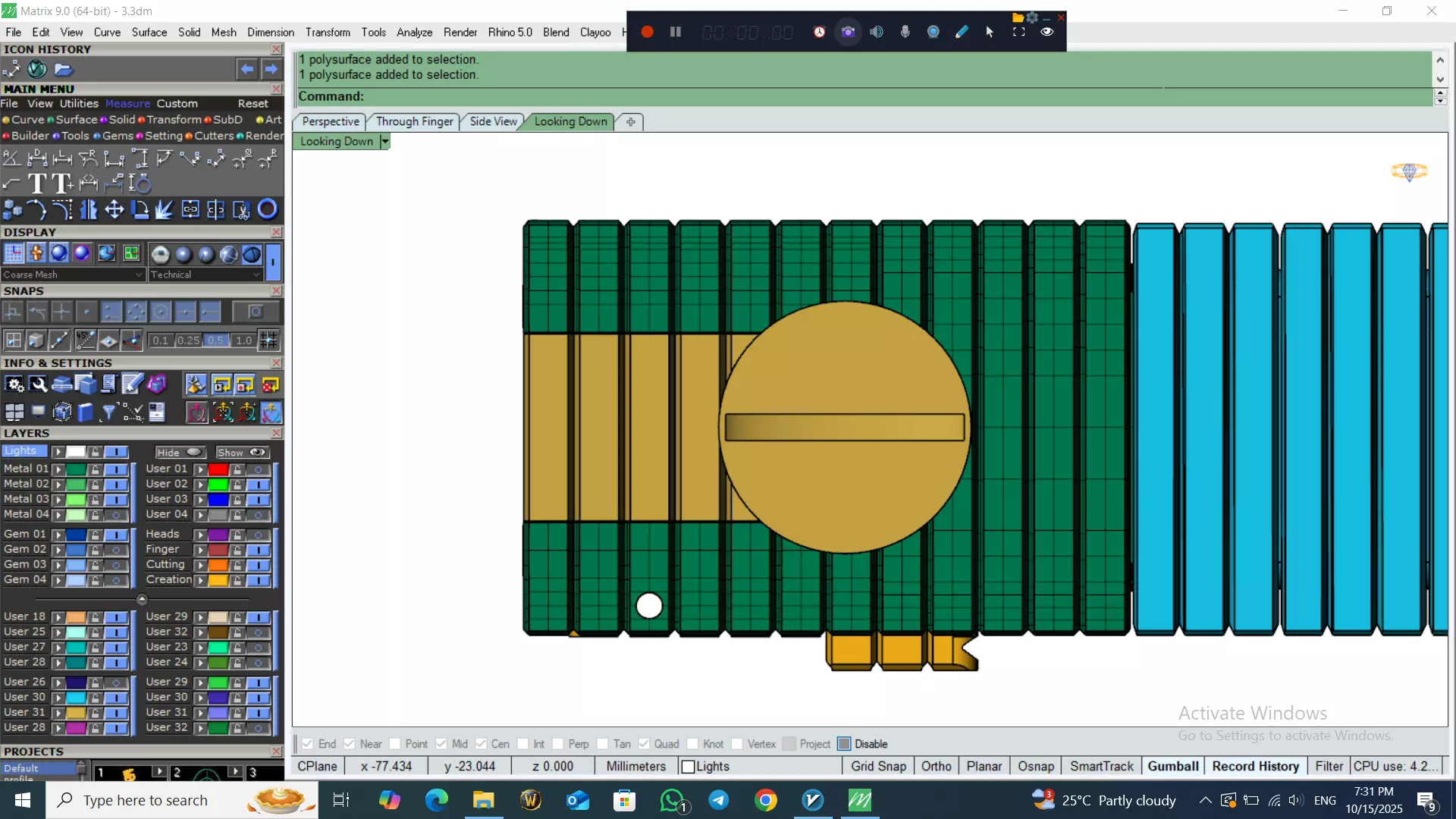 Perfect Version Of flexible bracelet  3D print model_18