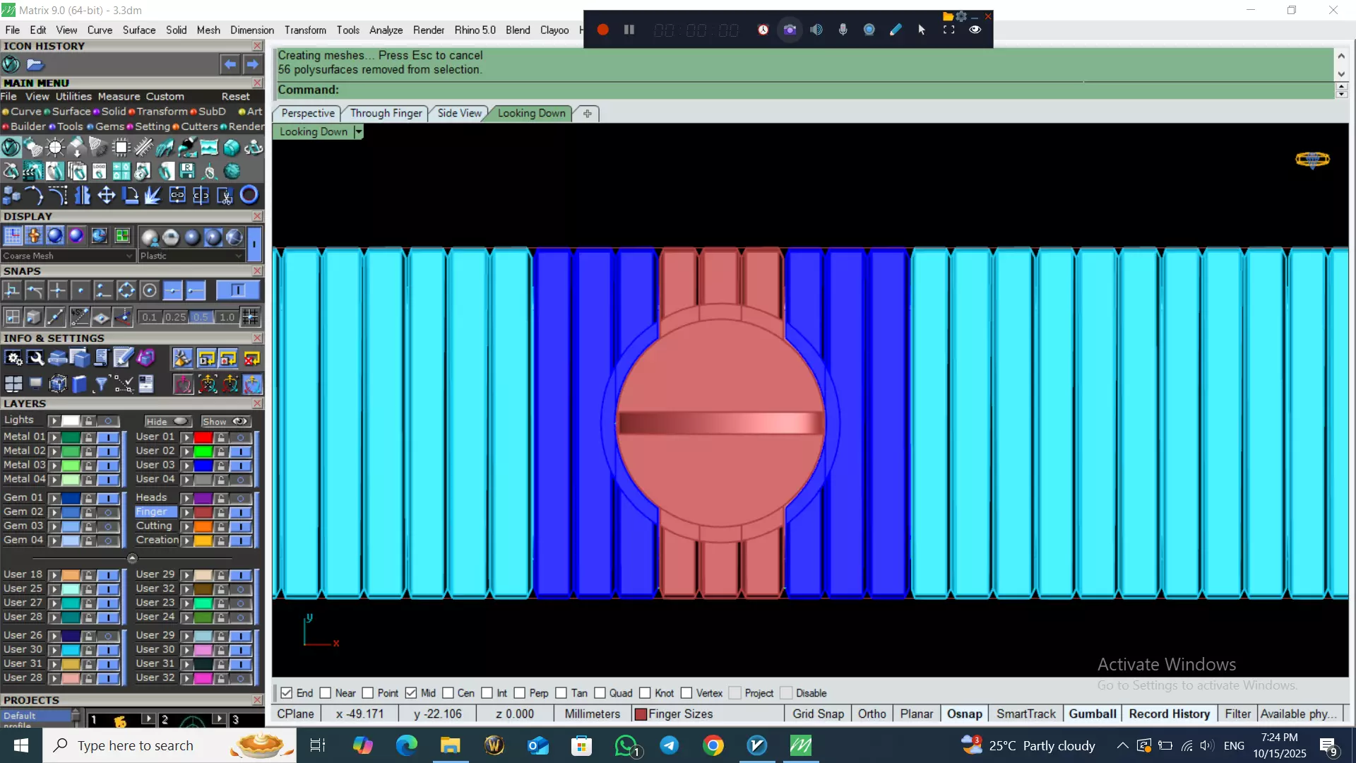 Perfect Version Of flexible bracelet  3D print model_3