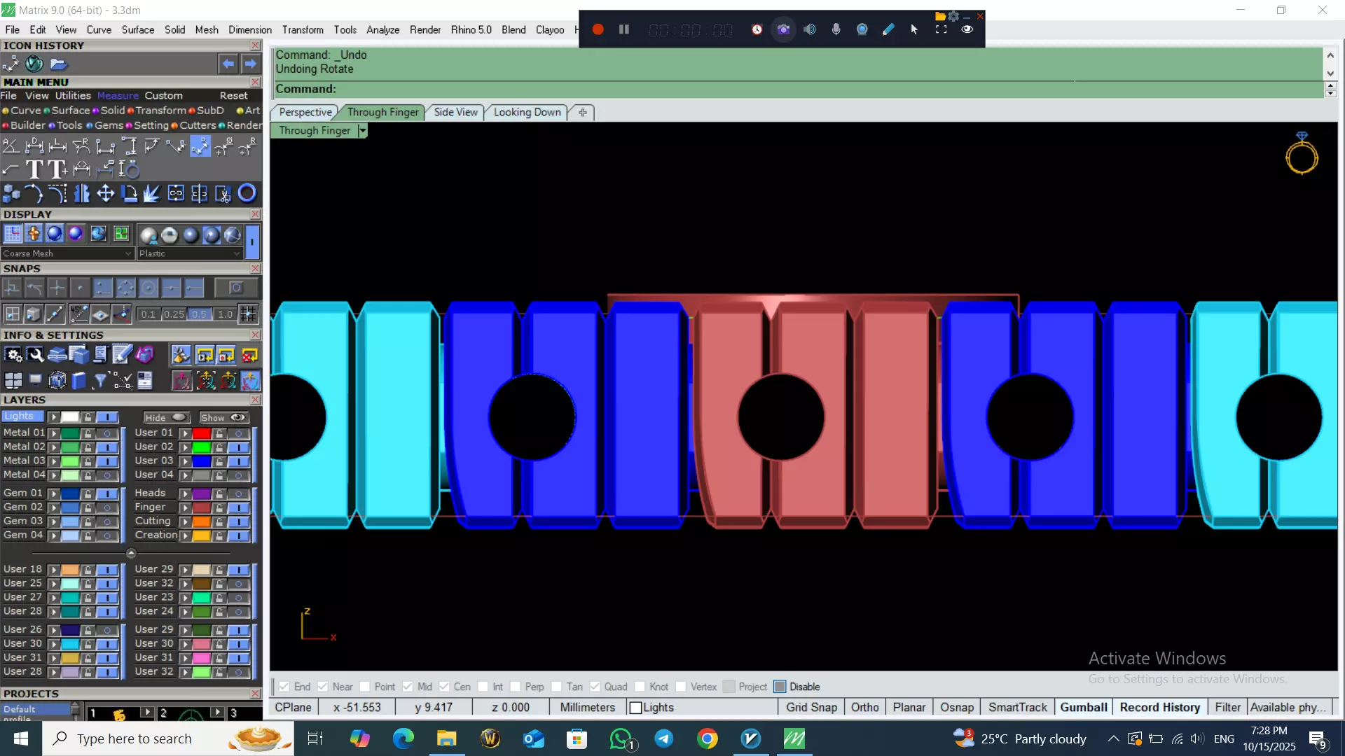 Perfect Version Of flexible bracelet  3D print model_17