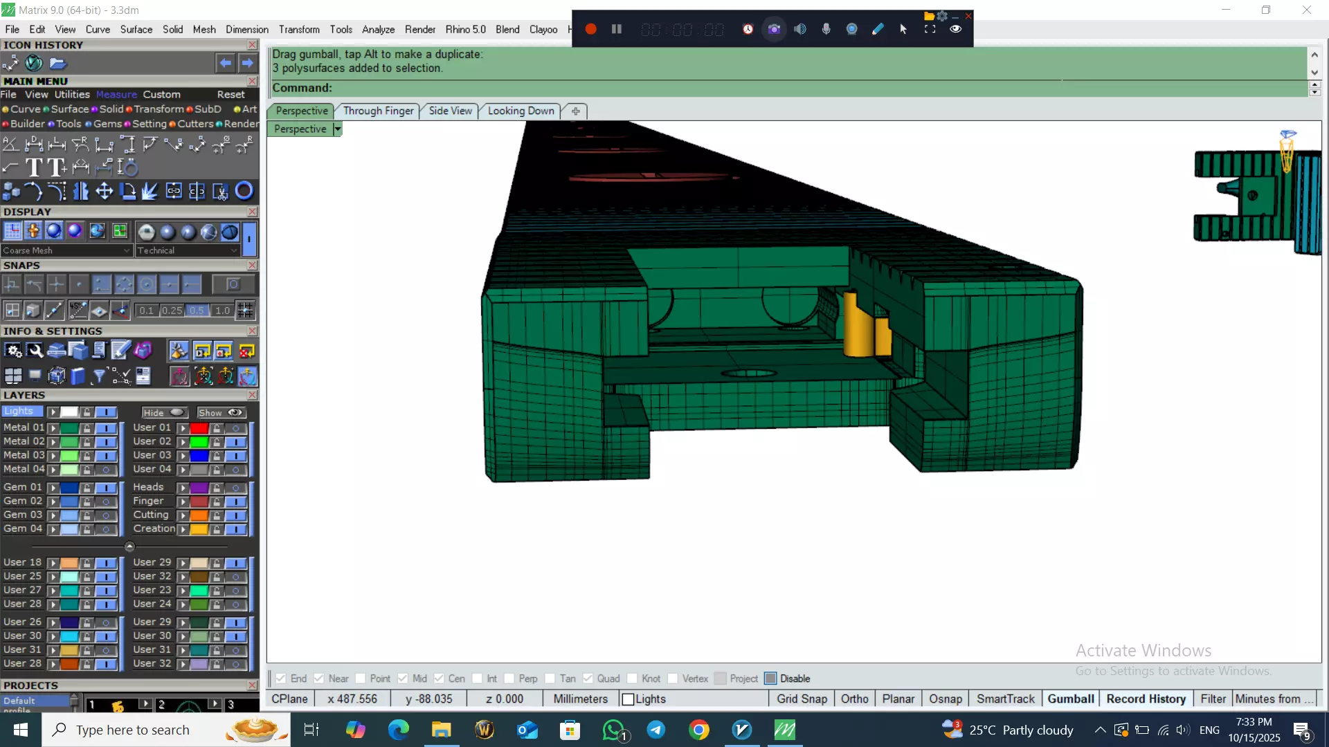 Perfect Version Of flexible bracelet  3D print model_28