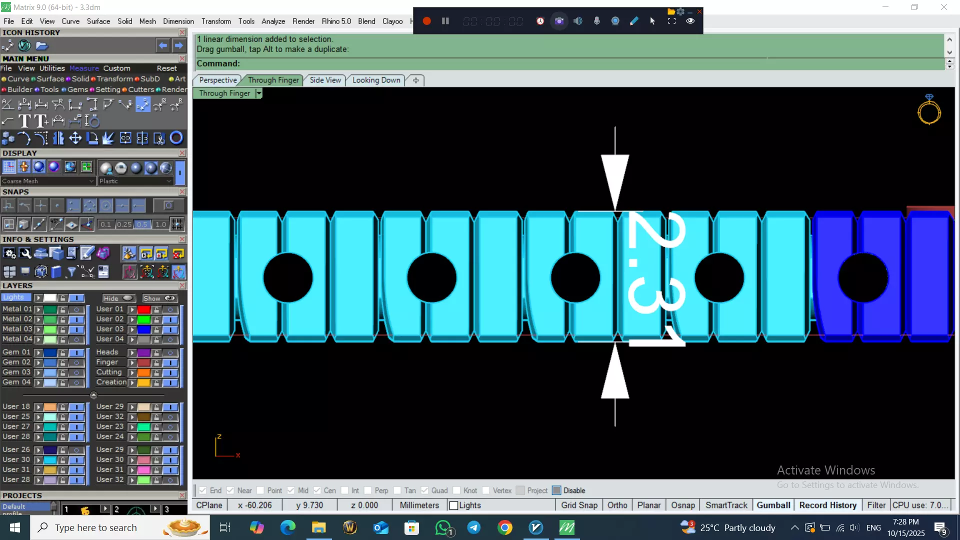 Perfect Version Of flexible bracelet  3D print model_16