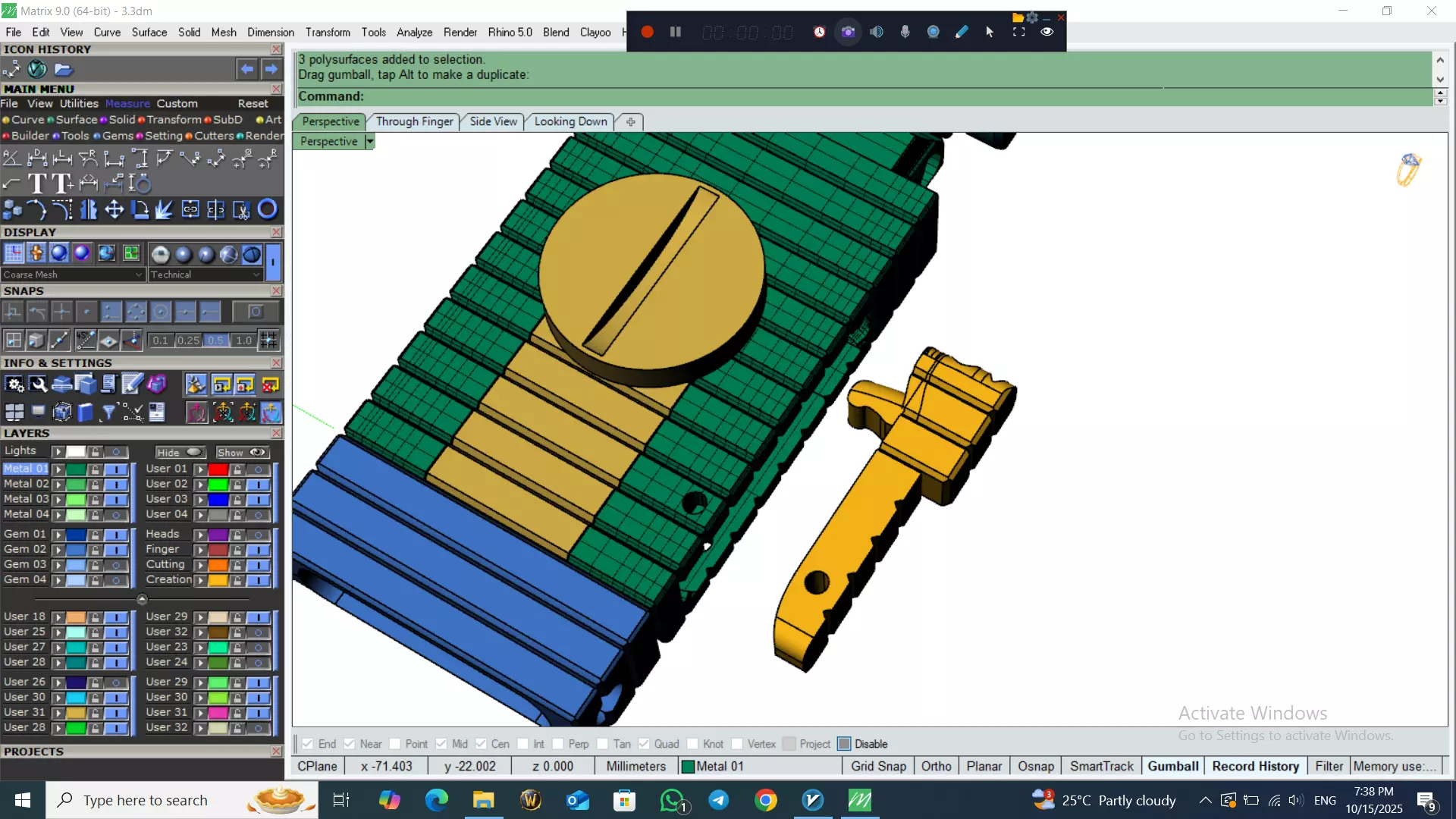 Perfect Version Of flexible bracelet  3D print model_27