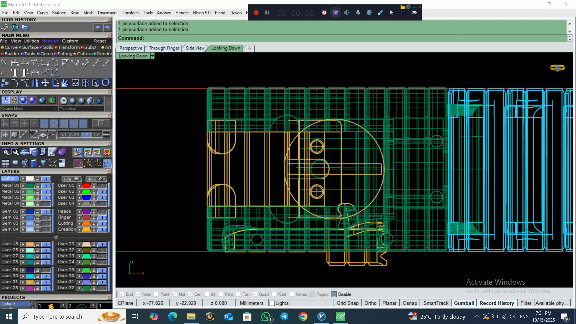 Perfect Version Of flexible bracelet  3D print model_30