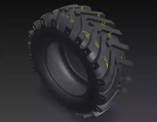 Only Tyre 3d Model 3D model 4
