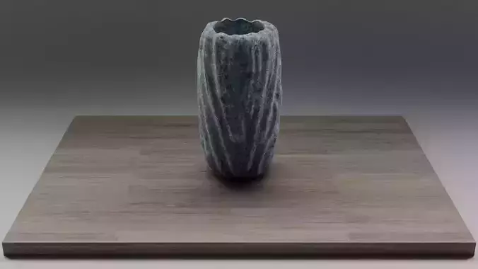 stl-Wave patterned vase 2