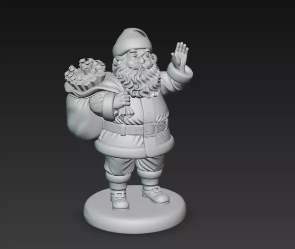 santa clause 3d model for print 3D print model_3