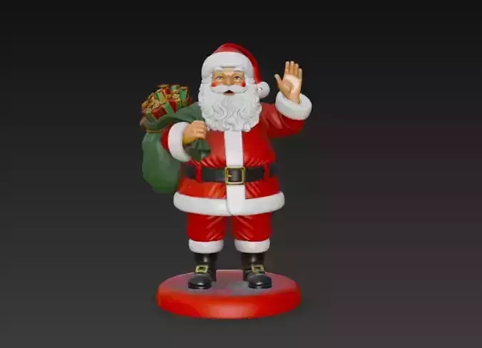 santa clause 3d model for print 3D print model
