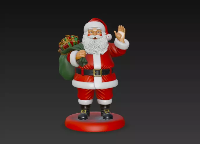 santa clause 3d model for print 3D print model_0