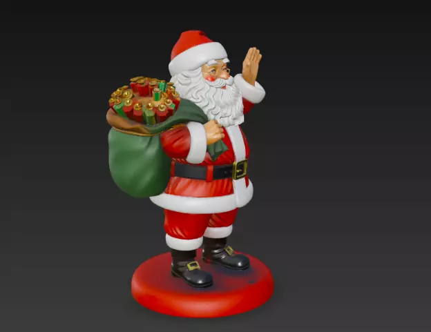 santa clause 3d model for print 3D print model_2