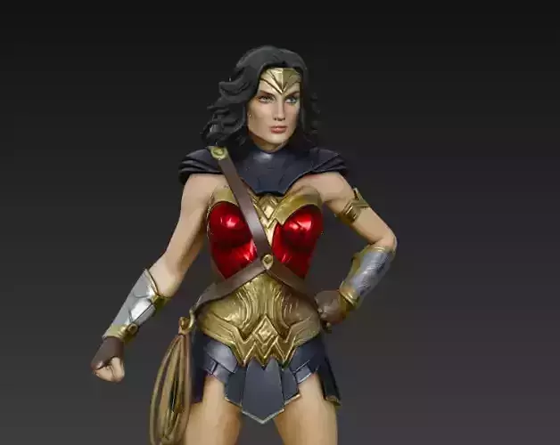 wonder woman 3d model for printing