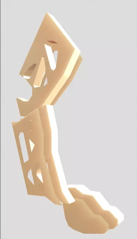 Sci Fi Avant-garde Pet Limb 3D model_1