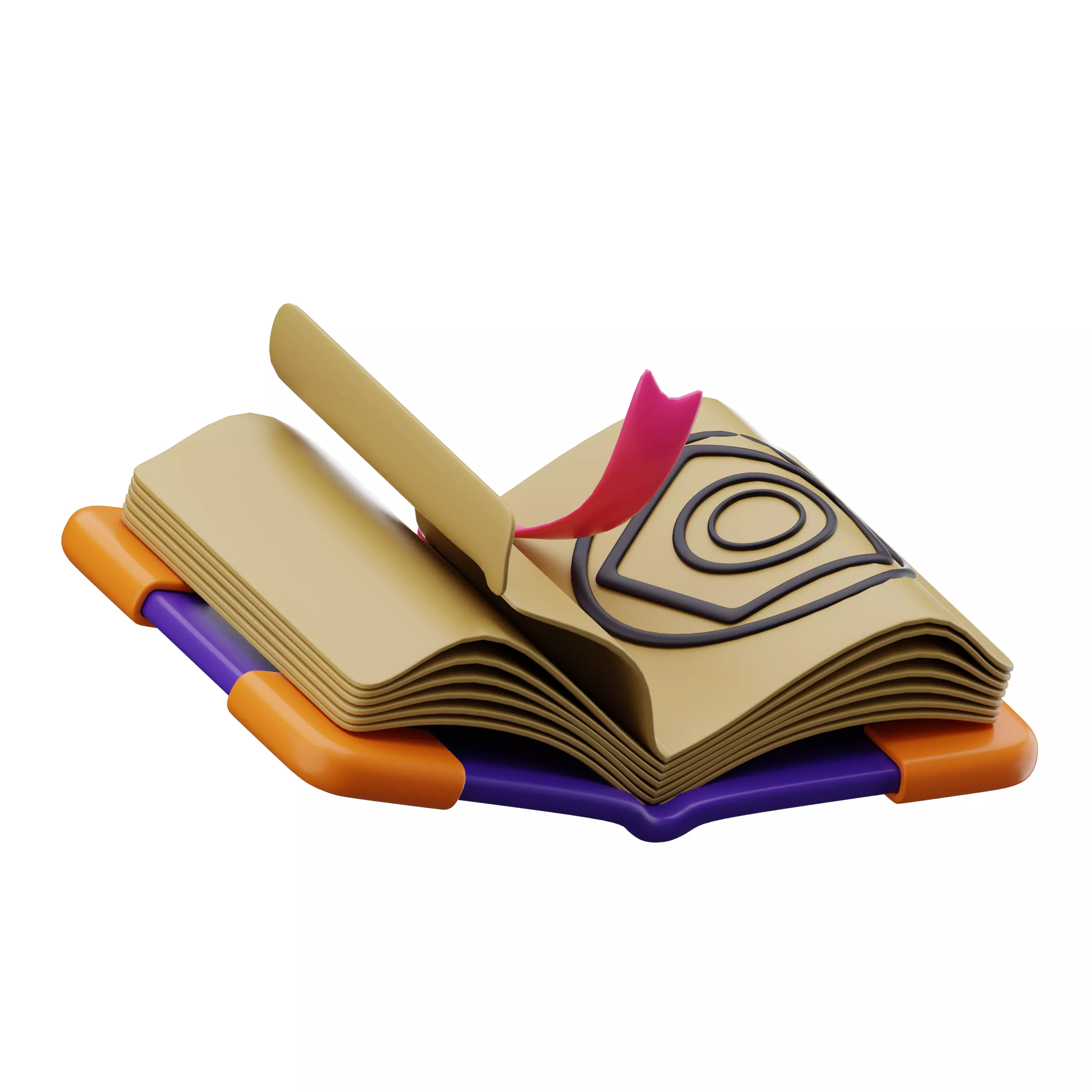 Halloween Cartoon 3D Pack Low Poly Stylized Characters and Props Low-poly 3D model_16