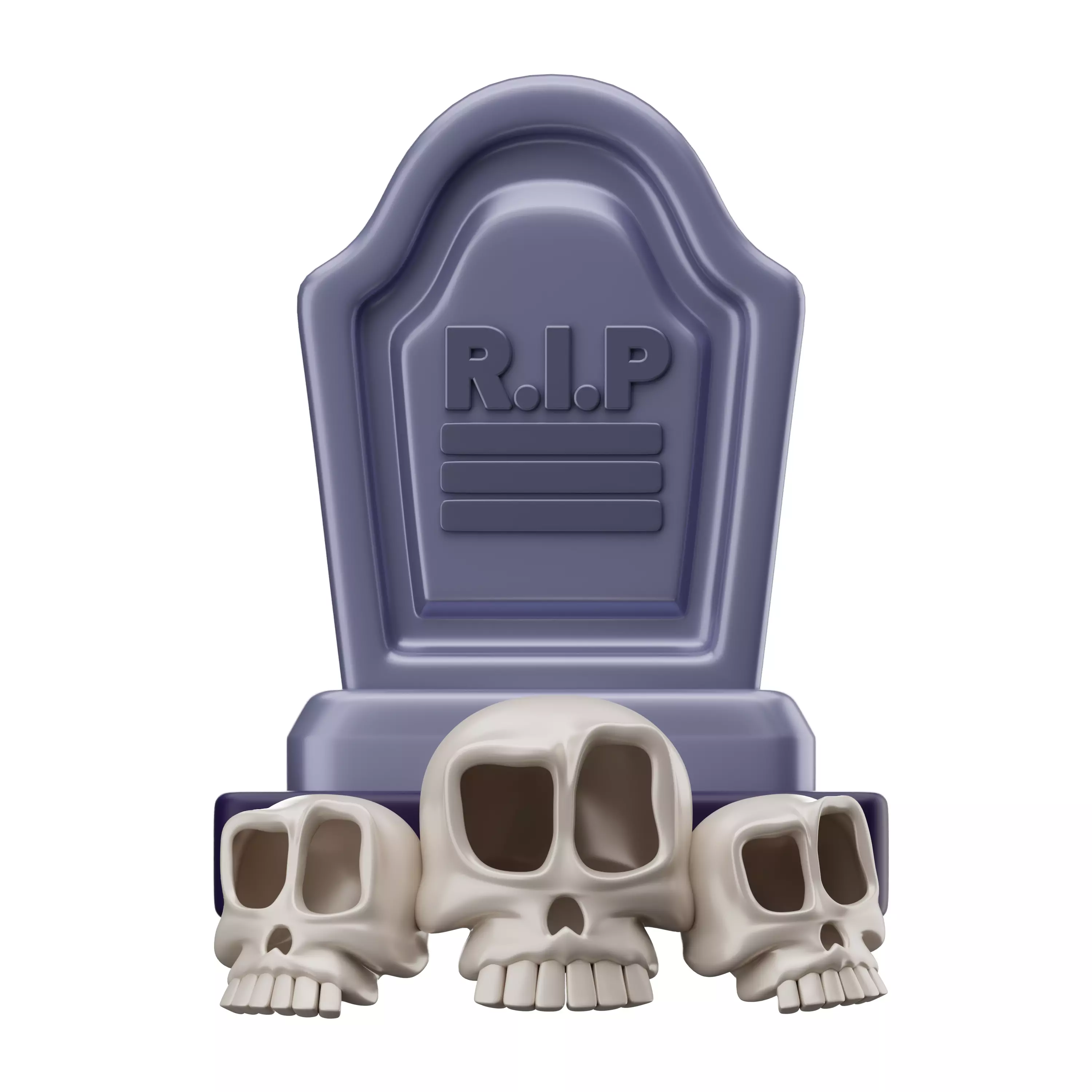 Halloween Cartoon 3D Pack Low Poly Stylized Characters and Props Low-poly 3D model_11