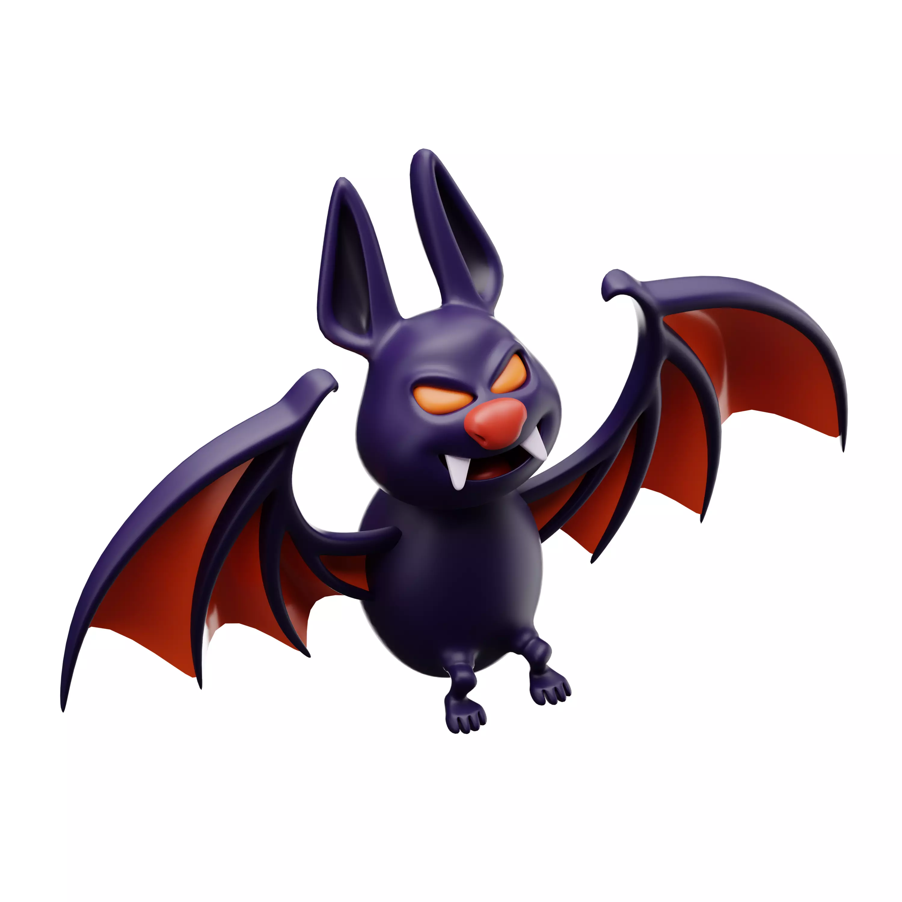 Halloween Cartoon 3D Pack Low Poly Stylized Characters and Props Low-poly 3D model_1