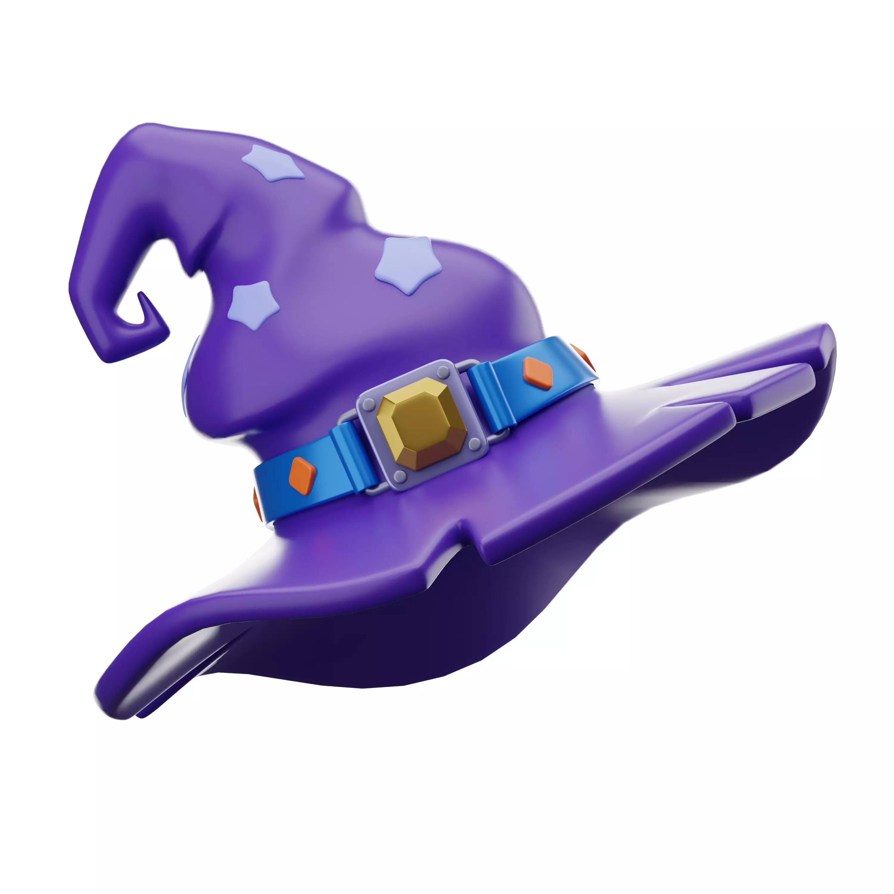 Halloween Cartoon 3D Pack Low Poly Stylized Characters and Props Low-poly 3D model_24