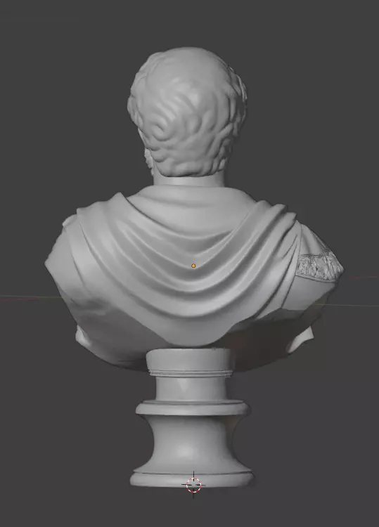 Roman Emperor Antoninus Pius Bust AD 140 3D Model Printable 3D model_5