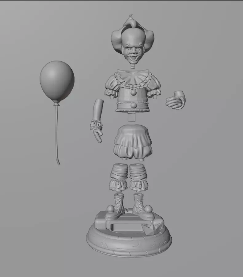 Pennywise The Complete Horror Megapack 3D print model_17