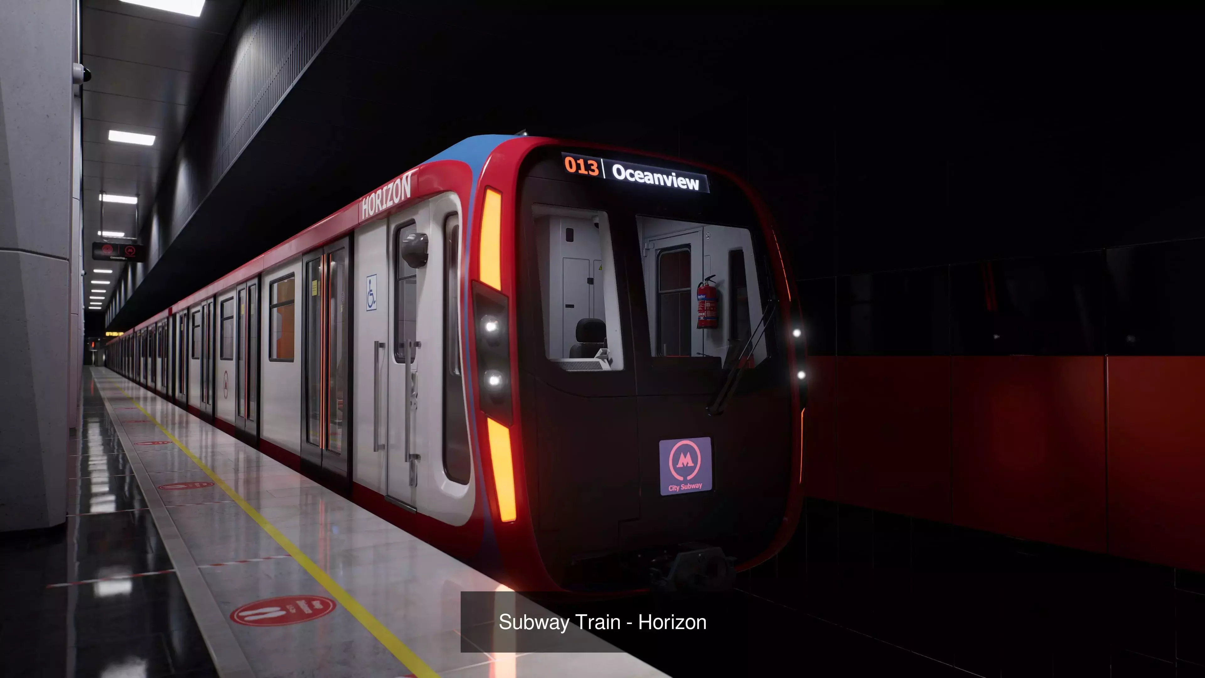 Subway and Train Pack 3D Model Collection_6