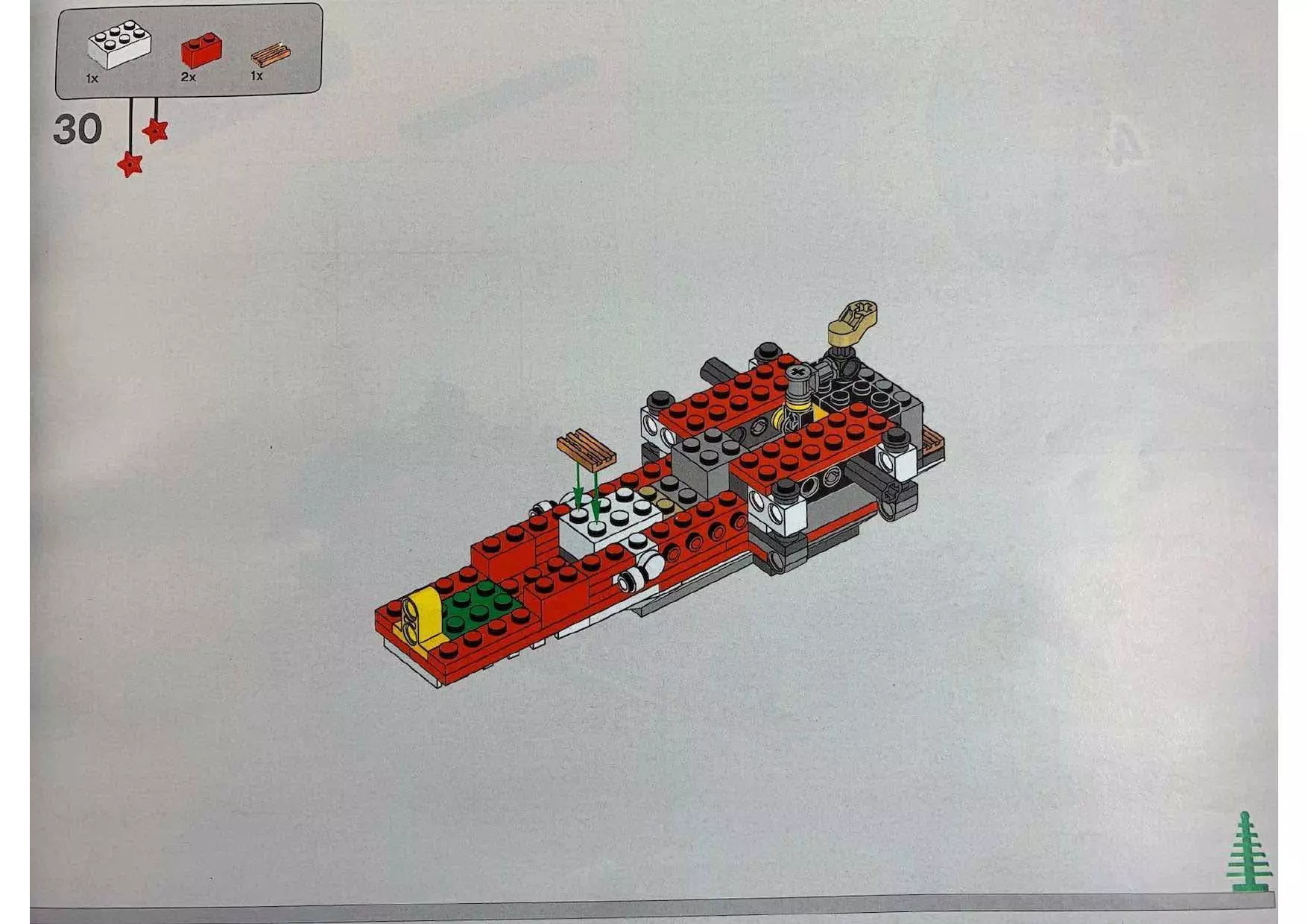 Wikibricks3D - 4002019 Christmas X-Wing 3D print model_26