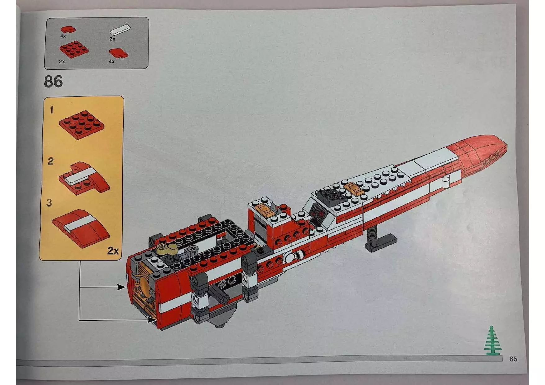 Wikibricks3D - 4002019 Christmas X-Wing 3D print model_64