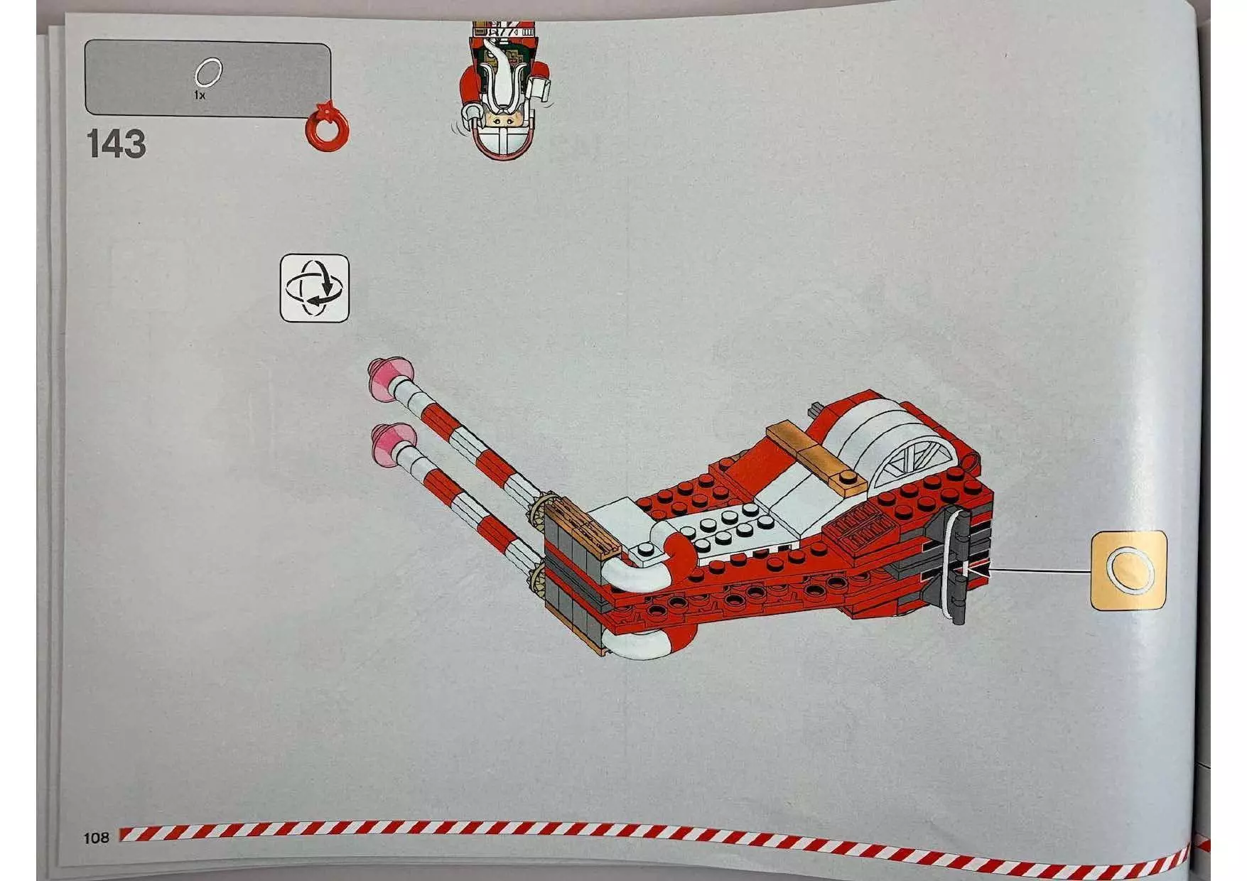 Wikibricks3D - 4002019 Christmas X-Wing 3D print model_107