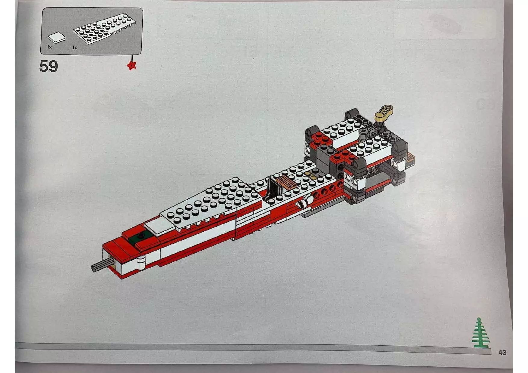 Wikibricks3D - 4002019 Christmas X-Wing 3D print model_42
