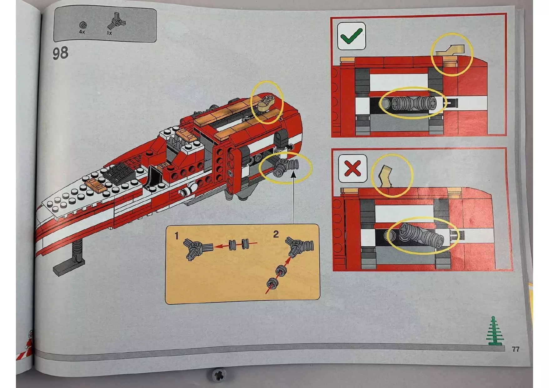 Wikibricks3D - 4002019 Christmas X-Wing 3D print model_76