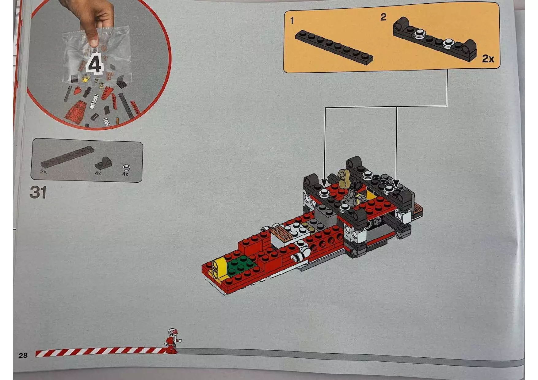 Wikibricks3D - 4002019 Christmas X-Wing 3D print model_27