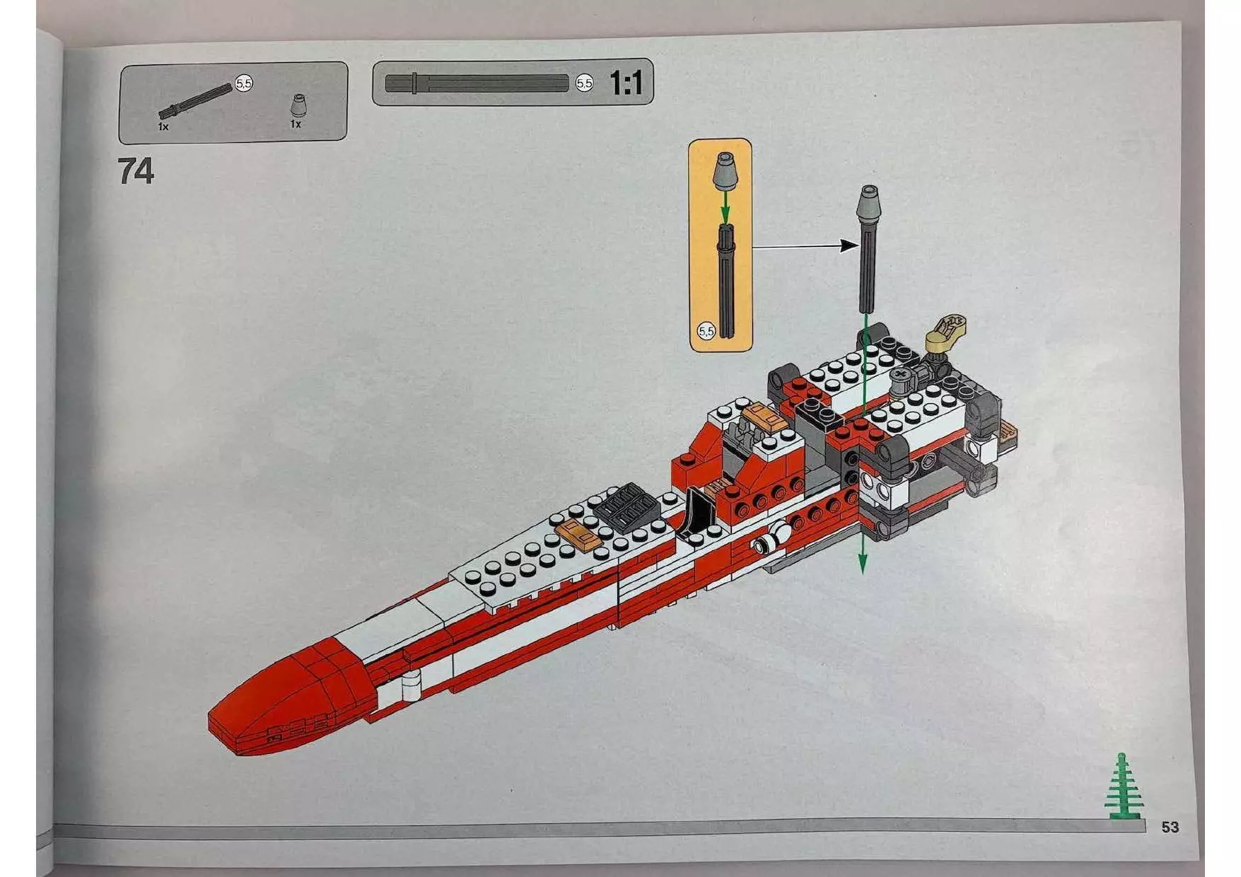 Wikibricks3D - 4002019 Christmas X-Wing 3D print model_52
