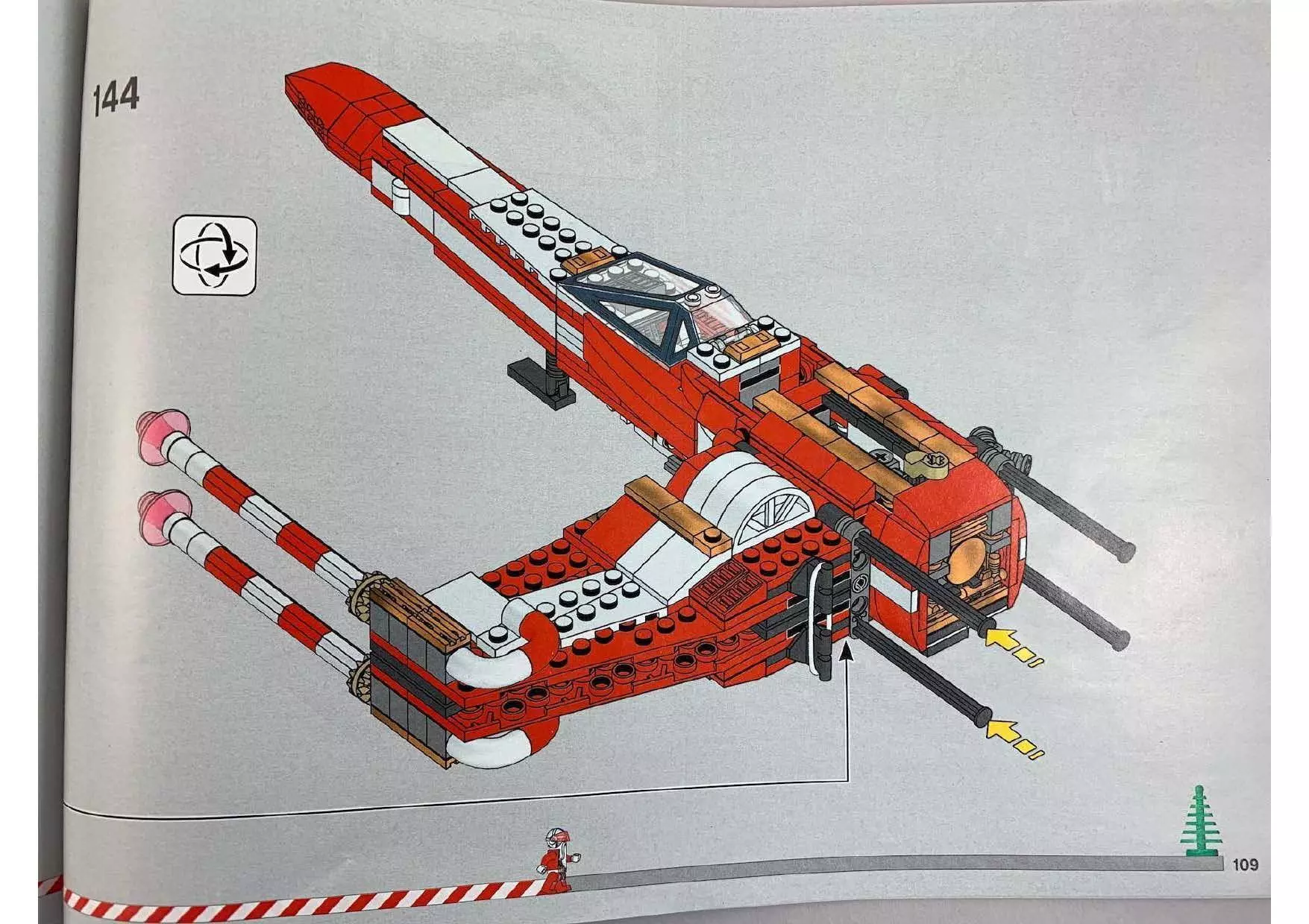 Wikibricks3D - 4002019 Christmas X-Wing 3D print model_108