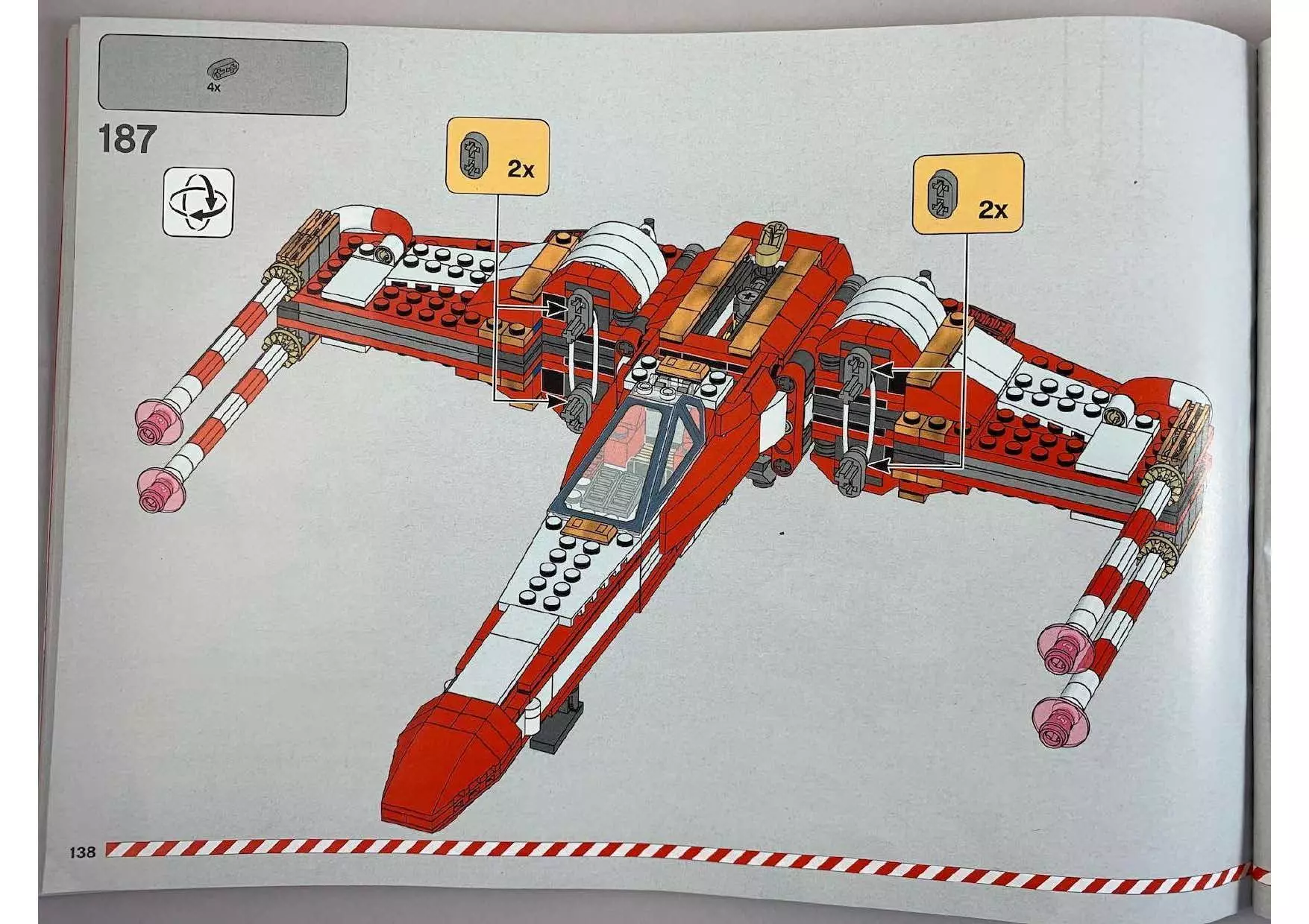 Wikibricks3D - 4002019 Christmas X-Wing 3D print model_137