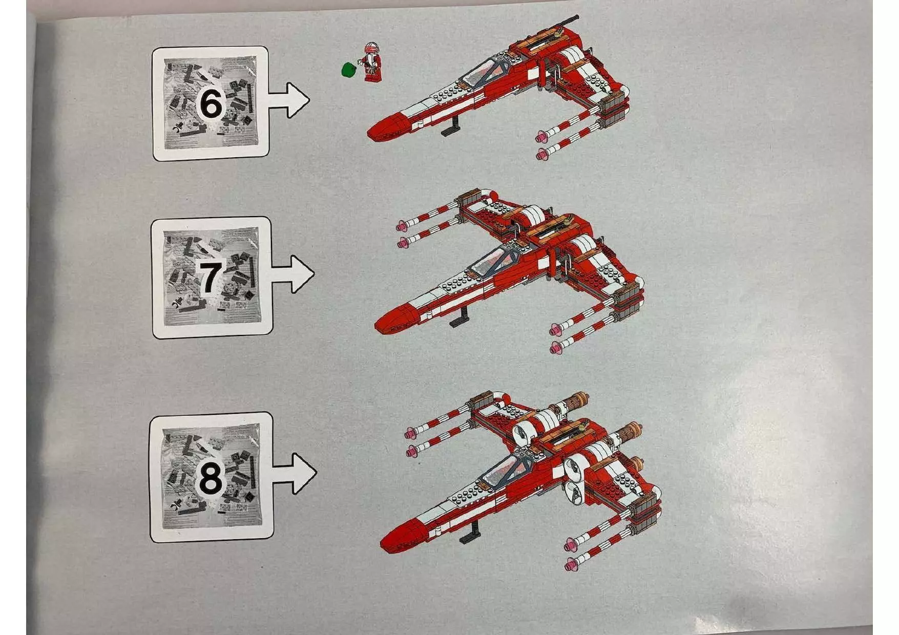 Wikibricks3D - 4002019 Christmas X-Wing 3D print model_10