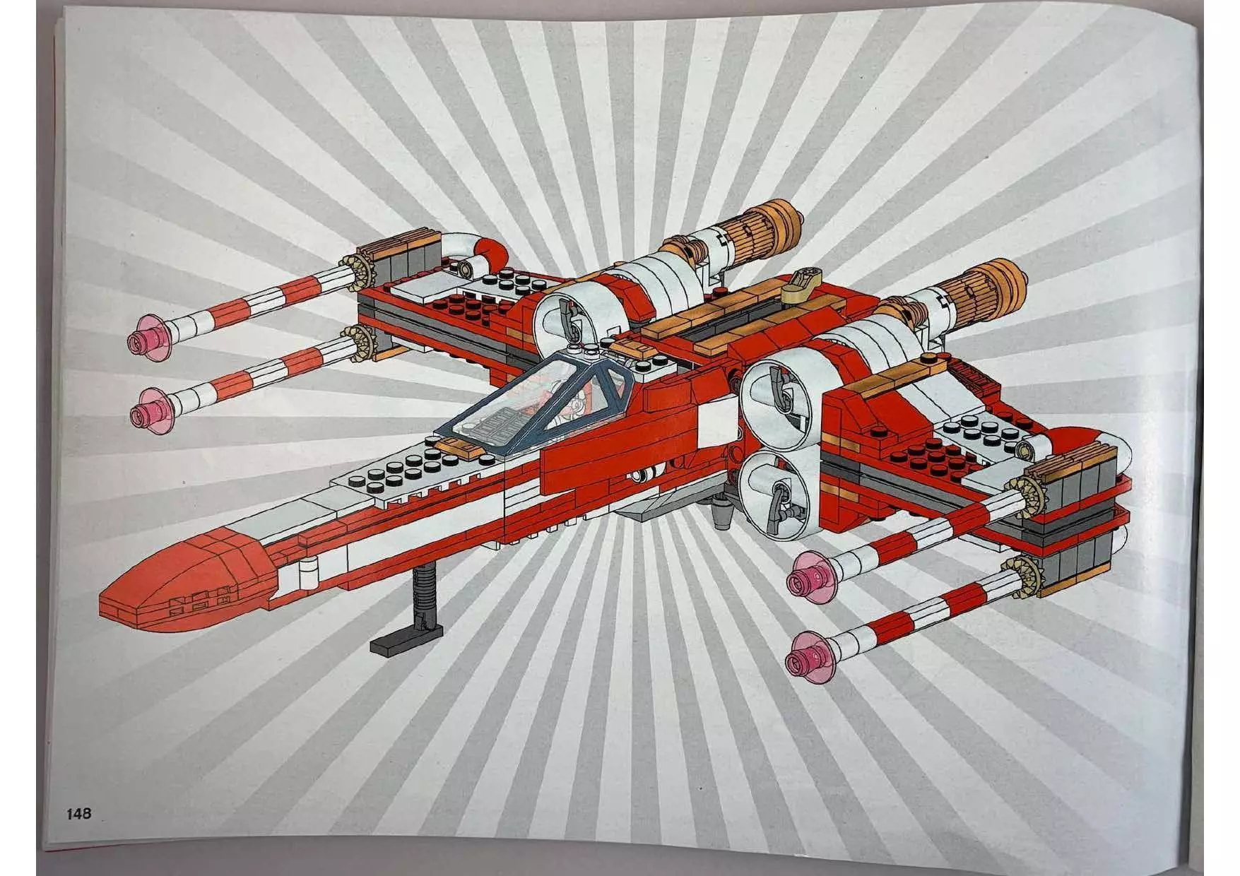 Wikibricks3D - 4002019 Christmas X-Wing 3D print model_147