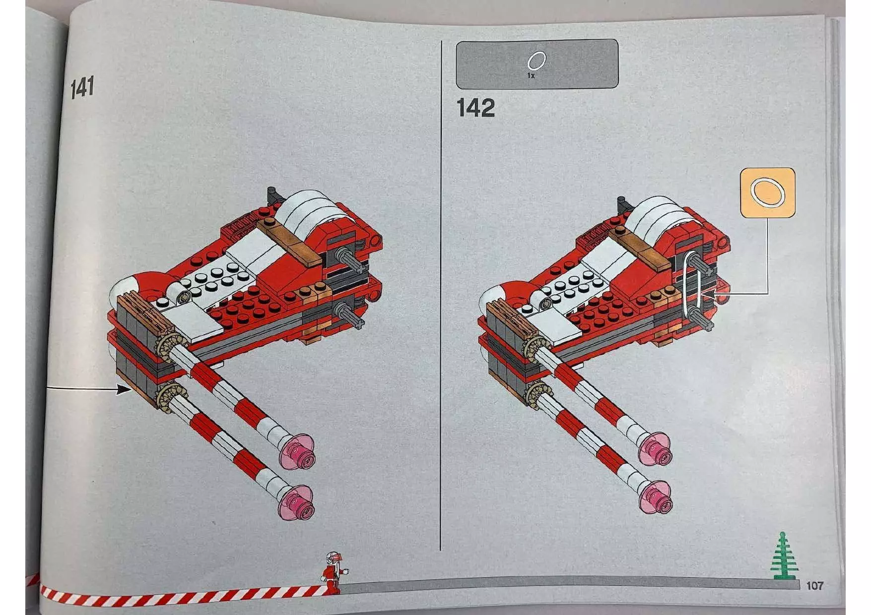 Wikibricks3D - 4002019 Christmas X-Wing 3D print model_106