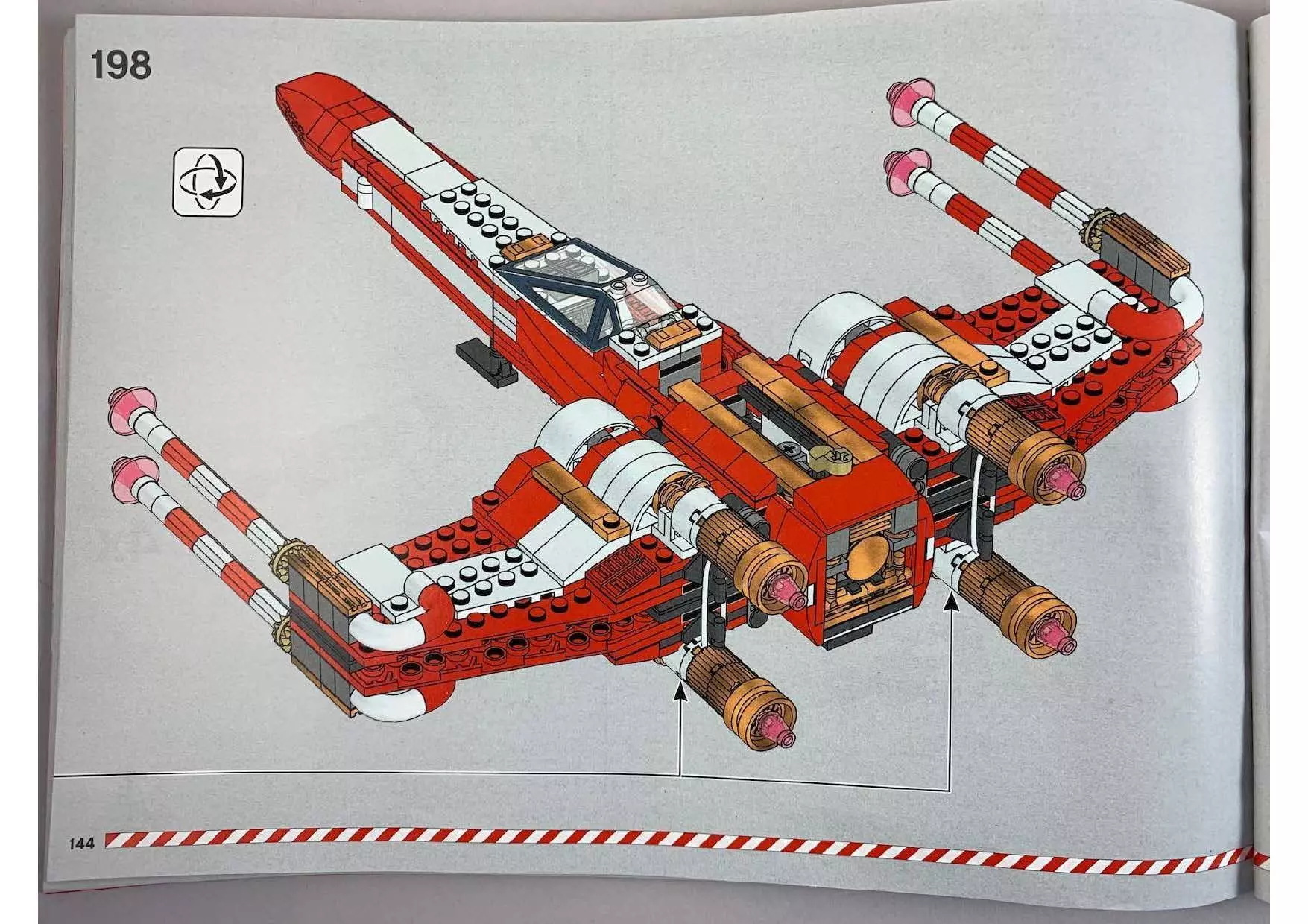 Wikibricks3D - 4002019 Christmas X-Wing 3D print model_143