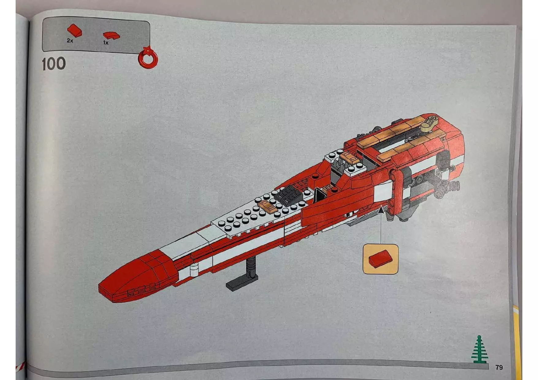 Wikibricks3D - 4002019 Christmas X-Wing 3D print model_78