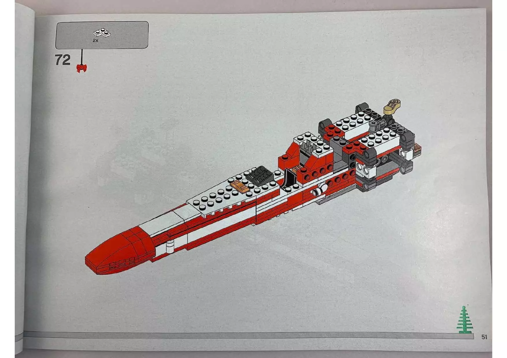 Wikibricks3D - 4002019 Christmas X-Wing 3D print model_50