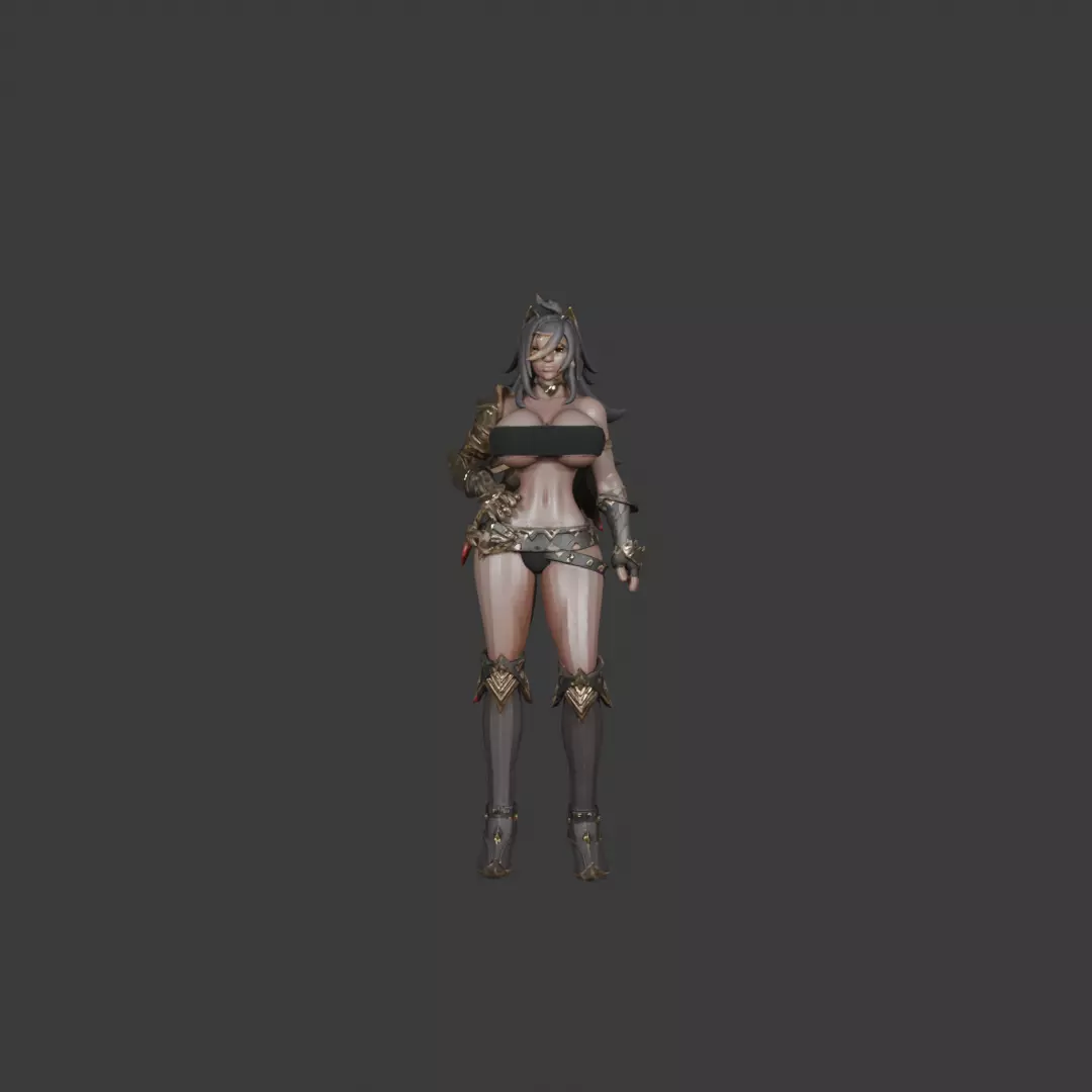 Dehya  Genshin Impact 3D Character Model 3D model_2