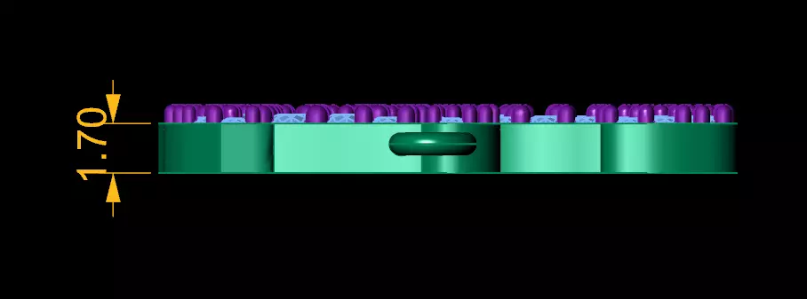 Model 1319 Kaia Name Plate Diamond 3D print model_13