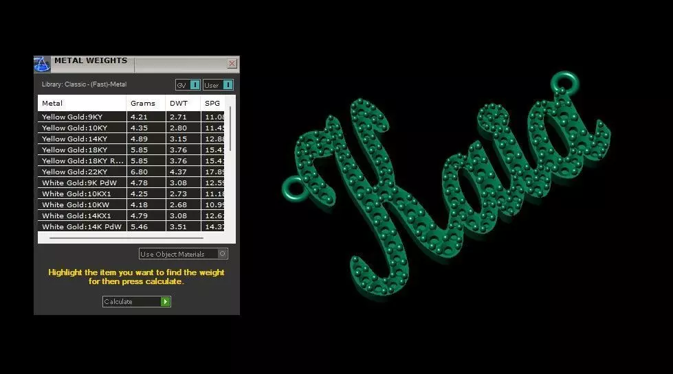 Model 1319 Kaia Name Plate Diamond 3D print model_11