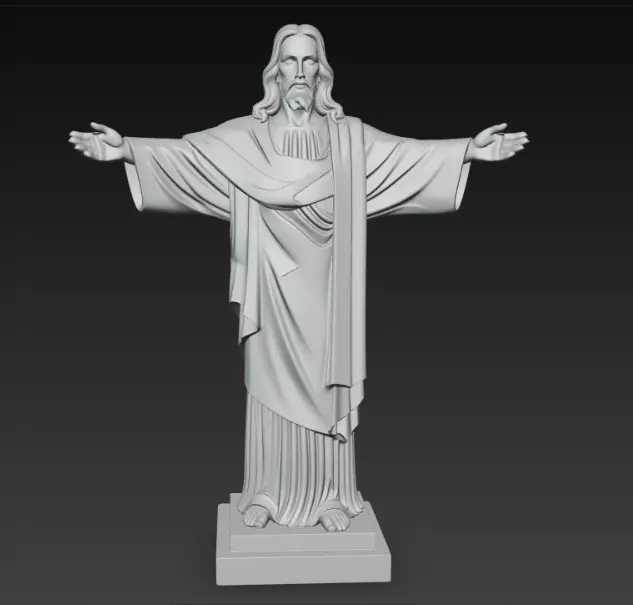 Jesus Christ 3D Model for Print 3D print model