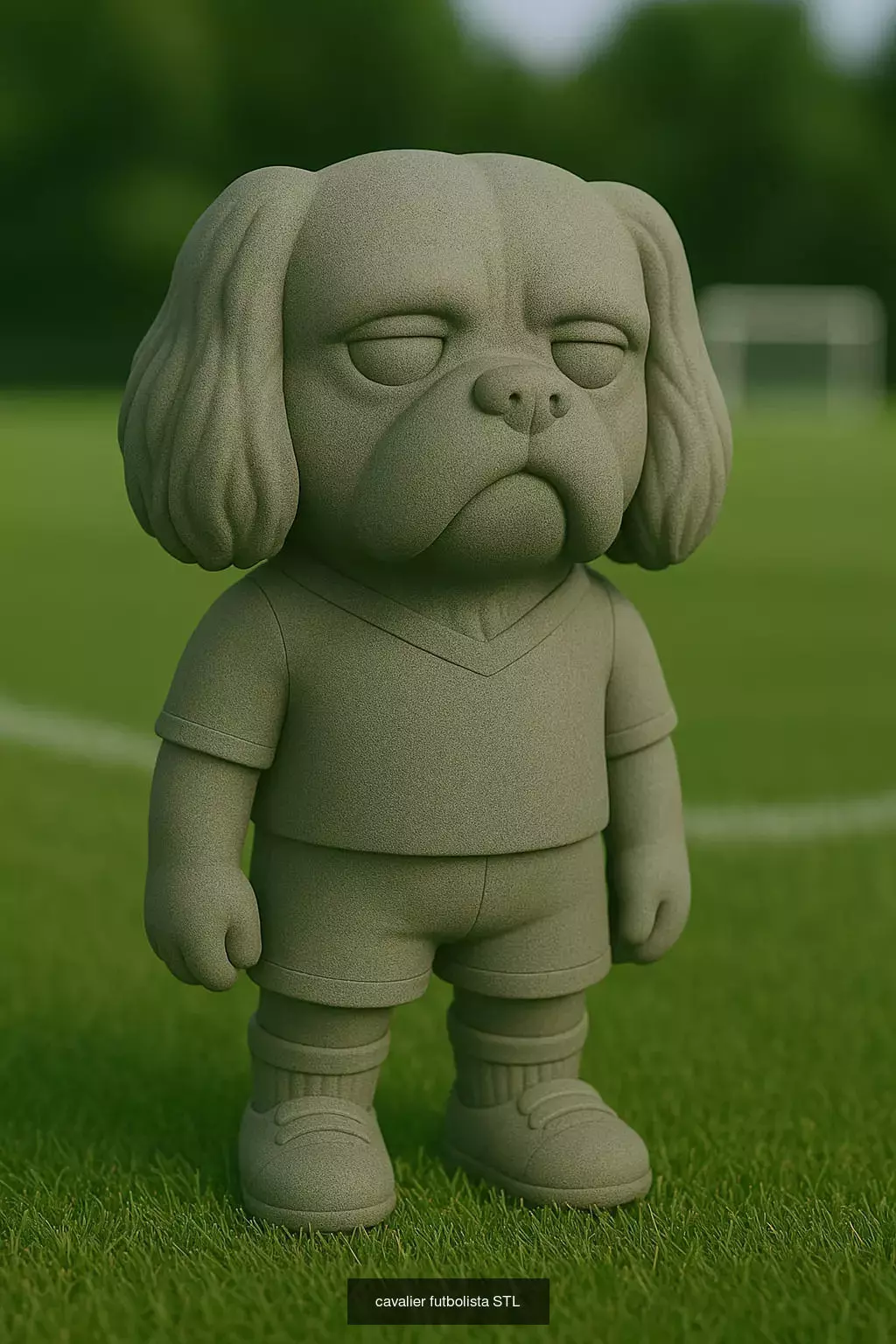 Soccer Animals STL Collectible Figures for 3D Printing 3D Model Collection_65