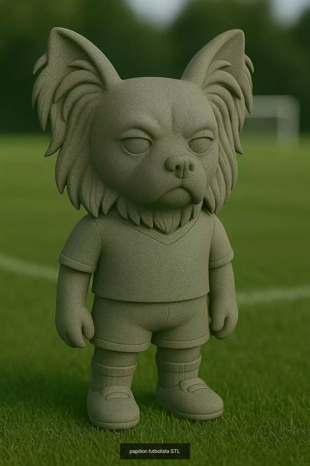Soccer Animals STL Collectible Figures for 3D Printing 3D Model Collection_34