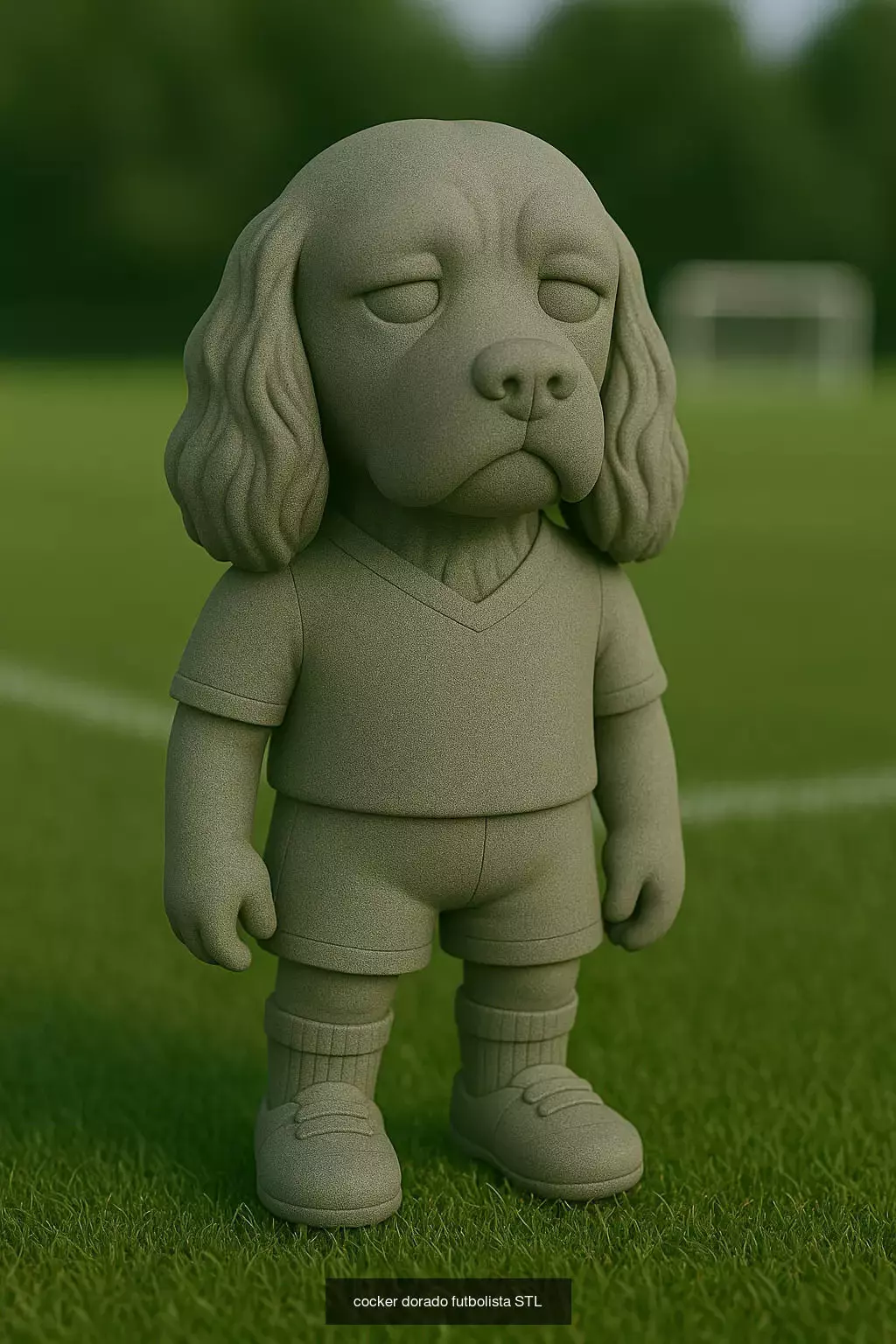 Soccer Animals STL Collectible Figures for 3D Printing 3D Model Collection_62