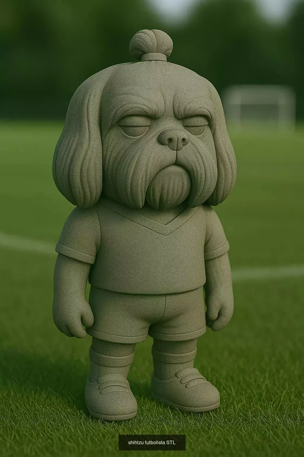 Soccer Animals STL Collectible Figures for 3D Printing 3D Model Collection_16