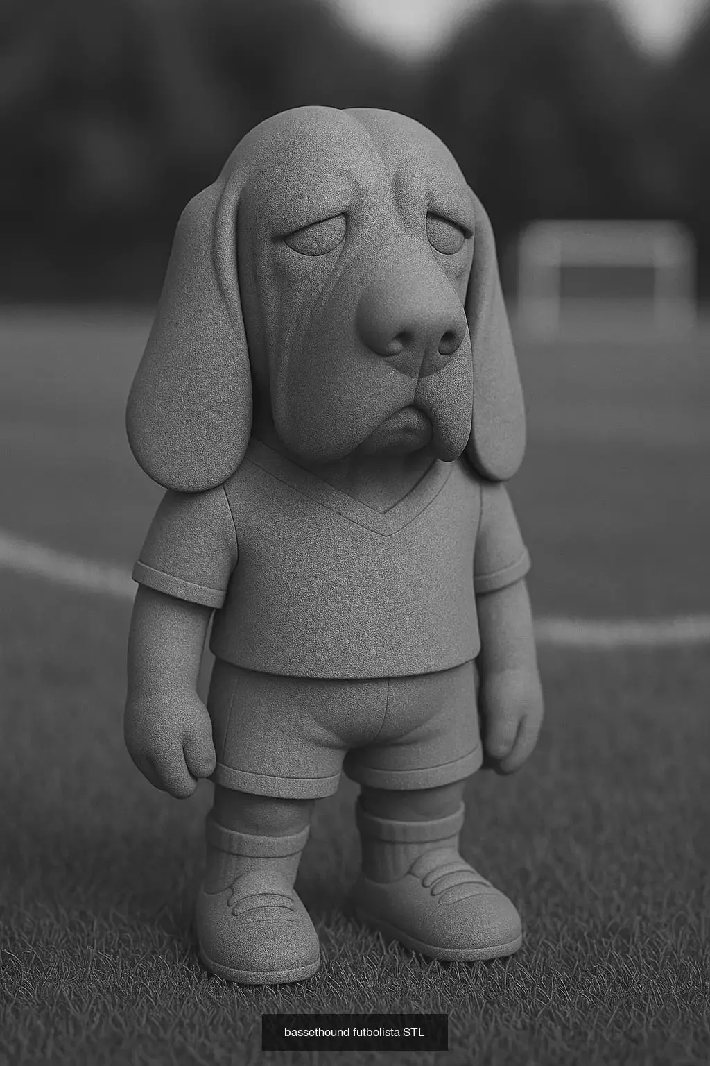 Soccer Animals STL Collectible Figures for 3D Printing 3D Model Collection_75