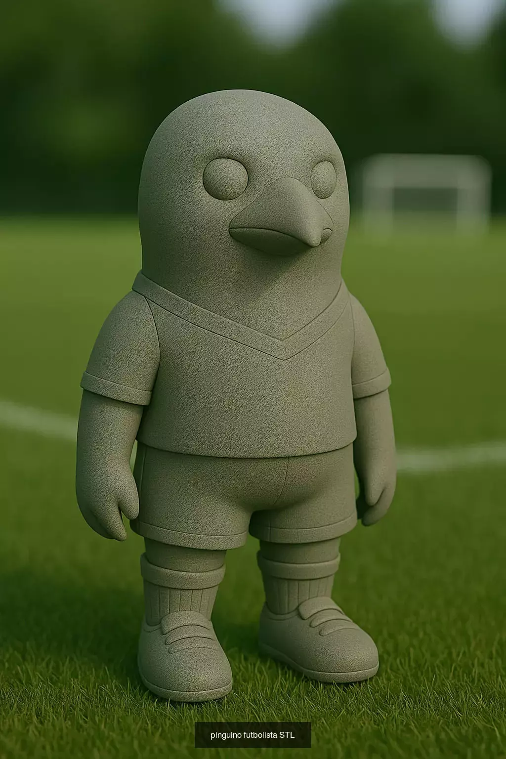 Soccer Animals STL Collectible Figures for 3D Printing 3D Model Collection_30