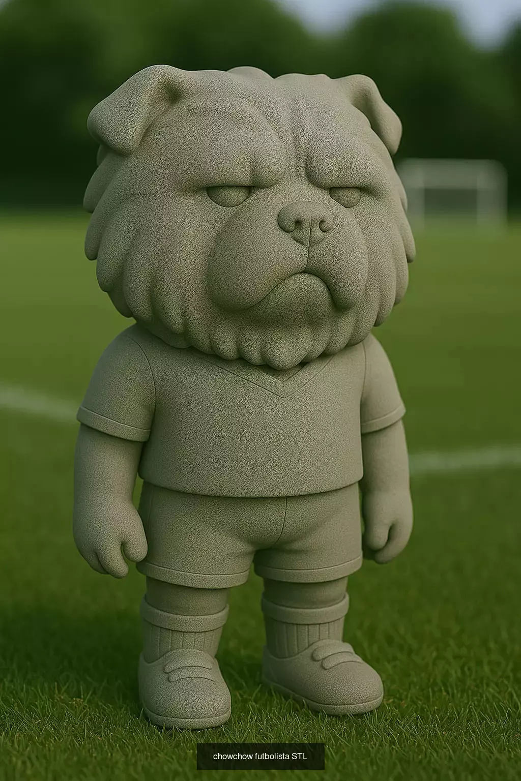 Soccer Animals STL Collectible Figures for 3D Printing 3D Model Collection_63